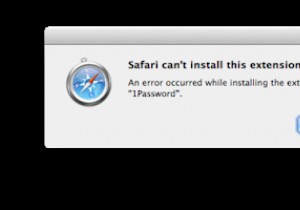 ไม่สามารถติดตั้งส่วนขยาย Safari บางอย่างในเบราว์เซอร์ Safari บน Mac 