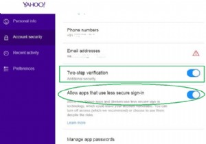 Apple Mail แจ้งว่าไม่สามารถยืนยันชื่อบัญชีหรือรหัสผ่านสำหรับอีเมล yahoo