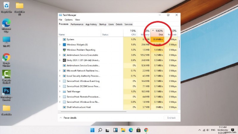 การใช้งานดิสก์ 100% ใน Windows 11 – แก้ไขแล้ว