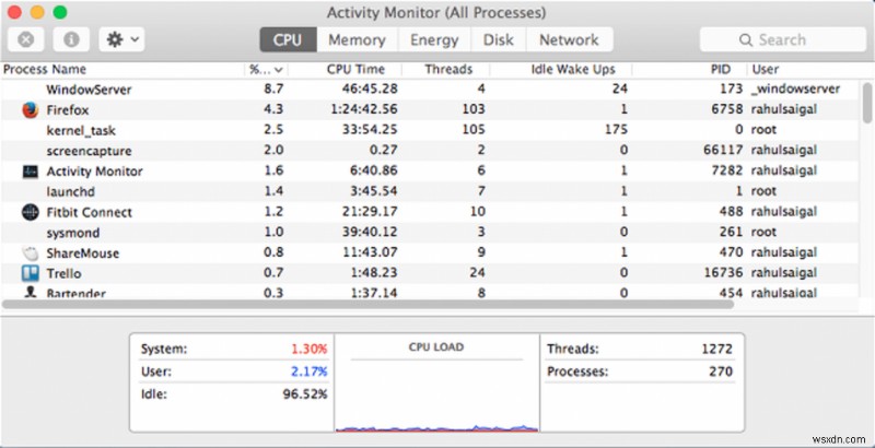 วิธีแก้ไขการใช้งาน CPU สูงหลังจากอัปเกรดเป็น macOS Monterey