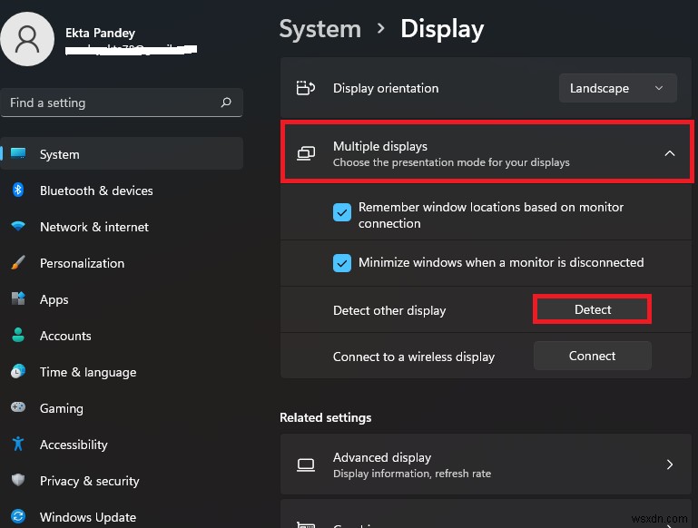 เชื่อมต่อกับจอแสดงผลแบบไร้สายด้วย Miracast ใน Windows 11