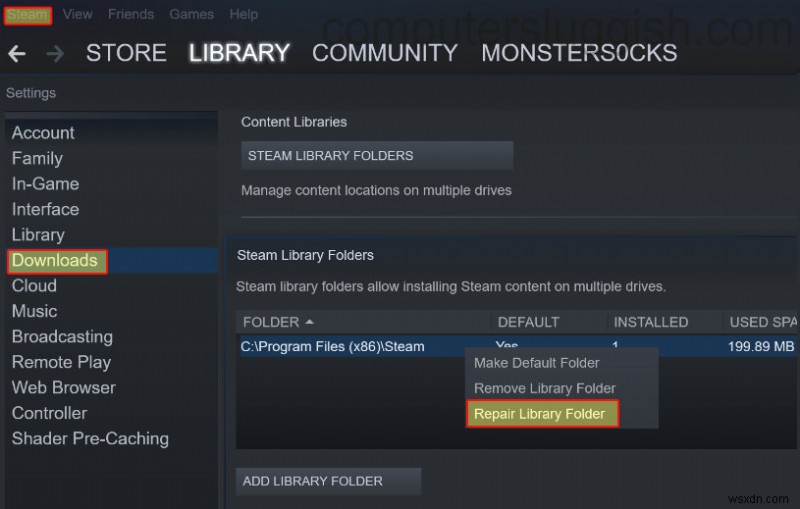 แก้ไข:Steam Corrupt Disk Error เมื่อดาวน์โหลด/อัปโหลดเกม