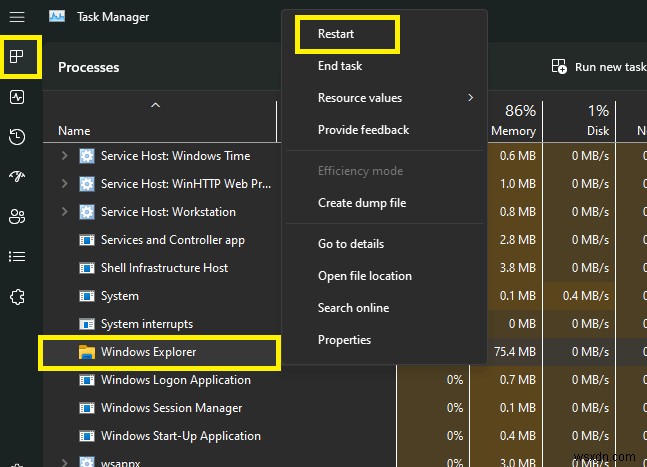 [แก้ไข] ไอคอนแถบงานไม่แสดงใน Windows 11 