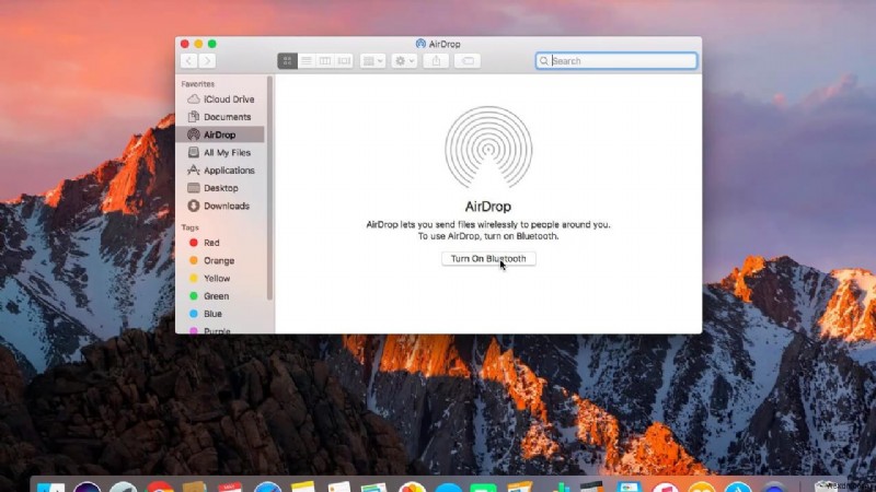 คู่มือฉบับย่อเกี่ยวกับการแชร์ไฟล์โดย AirDrop บน Mac 