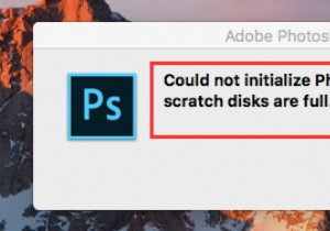 วิธีล้าง Scratch Disk ใน Photoshop บน Mac