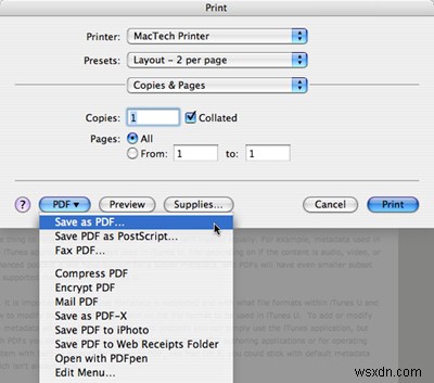 วิธีที่ดีที่สุดในการปกป้องรหัสผ่านไฟล์ PDF ของคุณบน Mac 