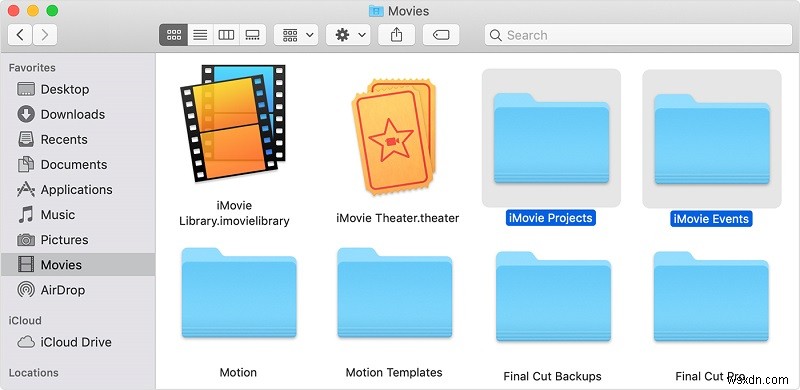 ไฟล์ iMovie ถูกเก็บไว้ที่ไหน? [2022 ปรับปรุง] 