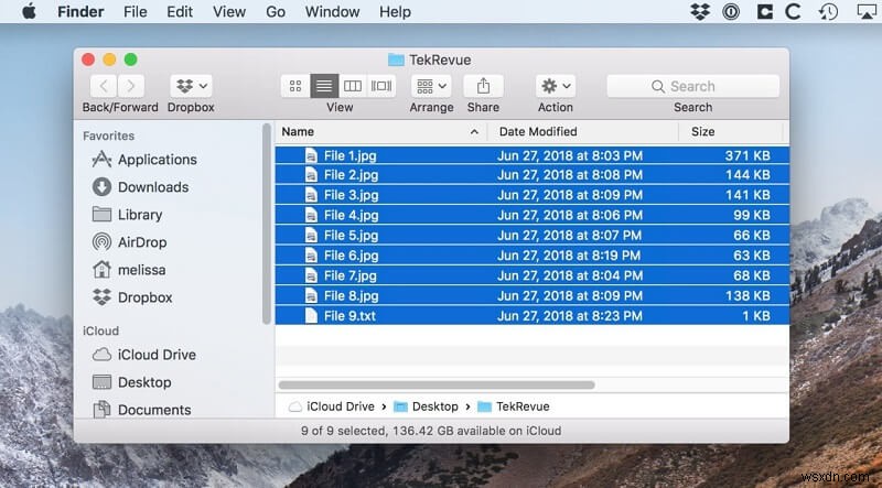 ทักษะพื้นฐานเกี่ยวกับวิธีการเลือกหลายไฟล์บน Mac 