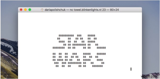 คำสั่ง Cool Terminal บน Mac เพื่อความสนุกสนาน 