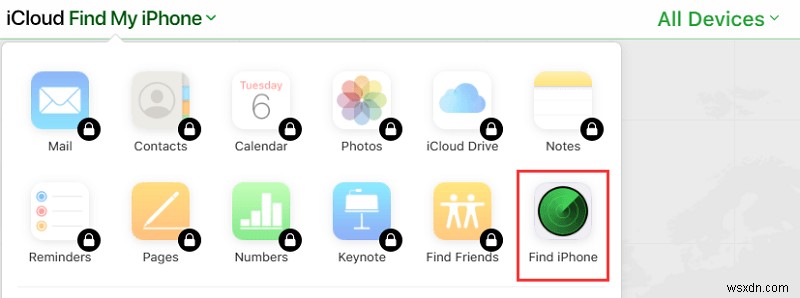 วิธีใช้ Find My iPhone บน Mac เพื่อค้นหาอุปกรณ์