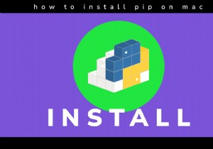 วิธีการติดตั้ง ใช้งาน หรือถอนการติดตั้ง PIP บน Mac:คู่มือฉบับสมบูรณ์