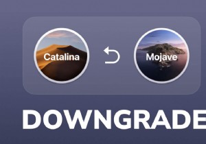 วิธีการดาวน์เกรดจาก Catalina เป็น Mojave อย่างง่ายดาย 