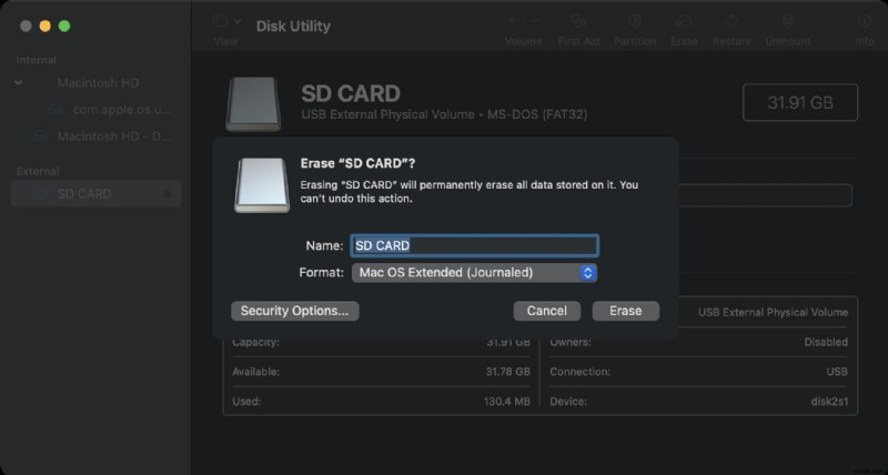 วิธีแก้ไขการ์ด SD ที่เสียหายบน Mac และใช้งานอีกครั้ง 