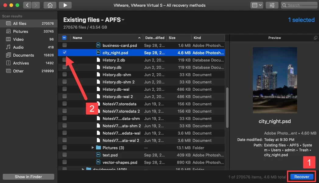 วิธีการกู้คืนไฟล์ Photoshop ที่ไม่ได้บันทึก (PSD) บน Mac 