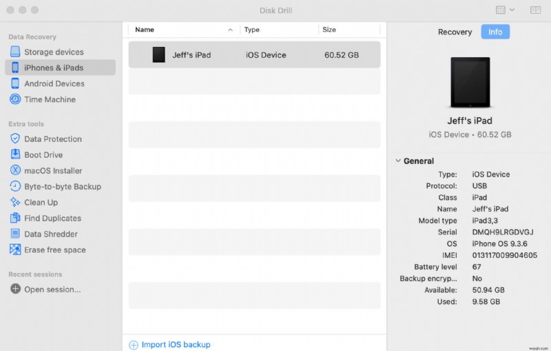 ซอฟต์แวร์กู้คืนข้อมูล iPad ที่ดีที่สุดในการกู้คืนไฟล์ที่ถูกลบ