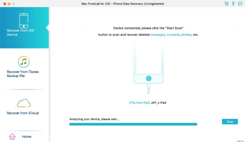 ซอฟต์แวร์กู้คืนข้อมูล iPad ที่ดีที่สุดในการกู้คืนไฟล์ที่ถูกลบ