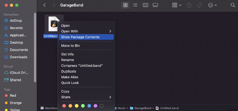 วิธีการกู้คืนโปรเจ็กต์ GarageBand ที่ถูกลบบน Mac (คำแนะนำอย่างง่าย) 