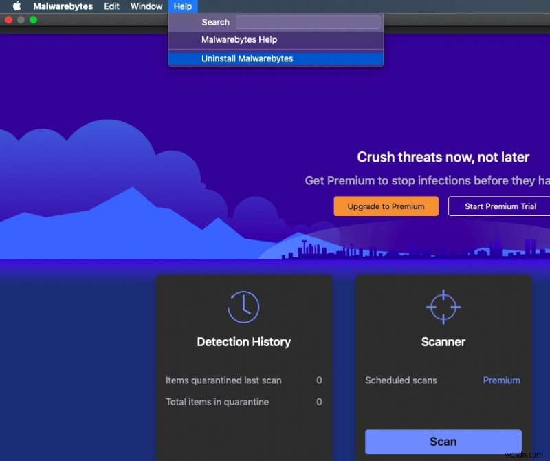 วิธีถอนการติดตั้ง Malwarebytes บน Mac