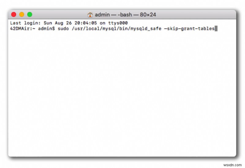 การรีเซ็ตรหัสผ่านรูท MySQL บน Mac ของคุณ | บล็อก MacUpdate