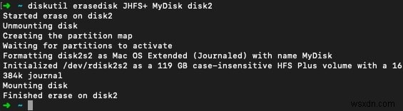 วิธีการฟอร์แมตไดรฟ์ USB บน Mac