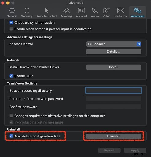 วิธีถอนการติดตั้ง TeamViewer บน Mac