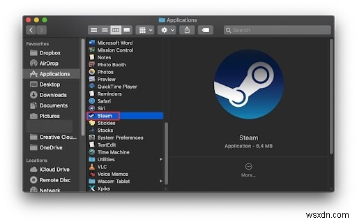 วิธีถอนการติดตั้ง Steam บน Mac