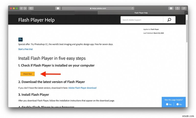 วิธีถอนการติดตั้ง Adobe Flash Player บน Mac