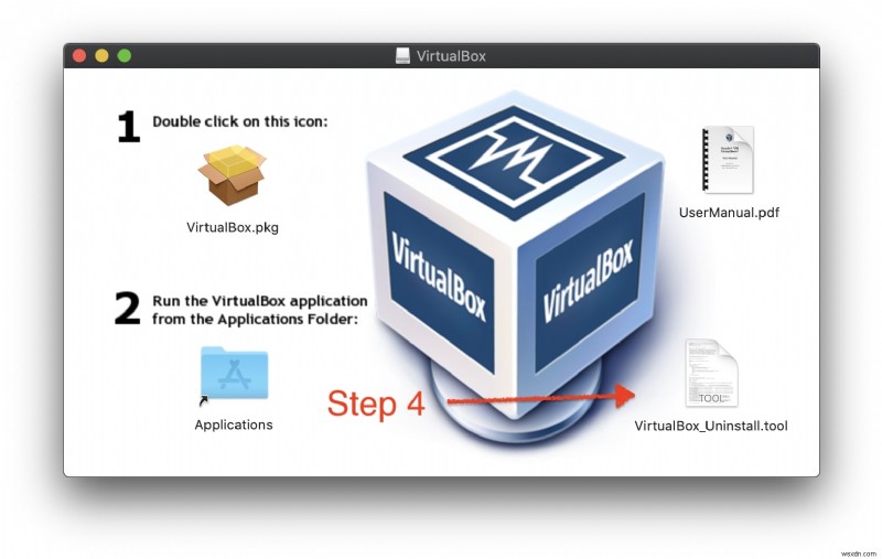 วิธีถอนการติดตั้ง VirtualBox บน Mac