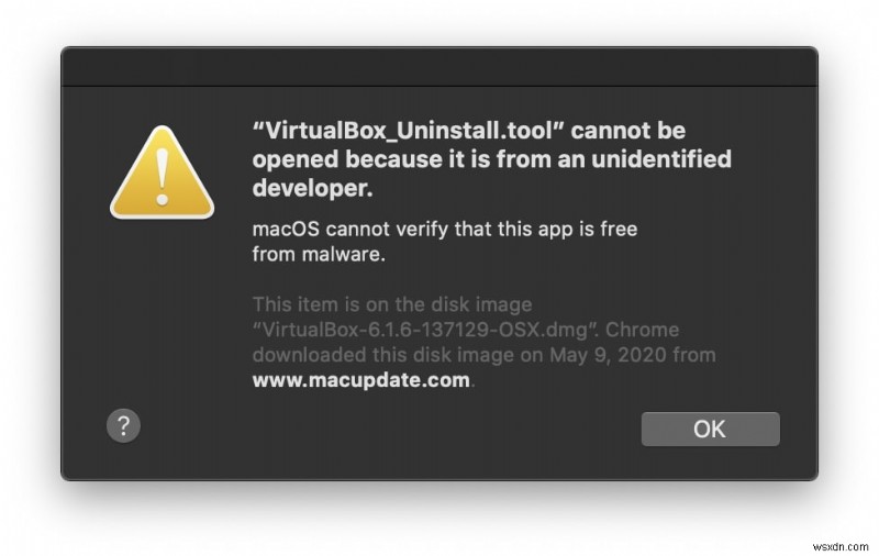 วิธีถอนการติดตั้ง VirtualBox บน Mac