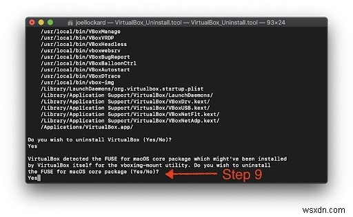 วิธีถอนการติดตั้ง VirtualBox บน Mac