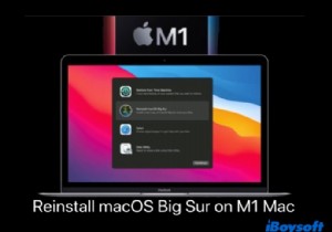 วิธีการติดตั้ง macOS Big Sur อีกครั้งบน M1 Mac