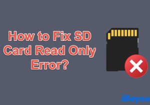 วิธีการแก้ไขข้อผิดพลาดแบบอ่านอย่างเดียวของการ์ด SD บน Windows ลองใช้วิธีแก้ปัญหาเหล่านี้