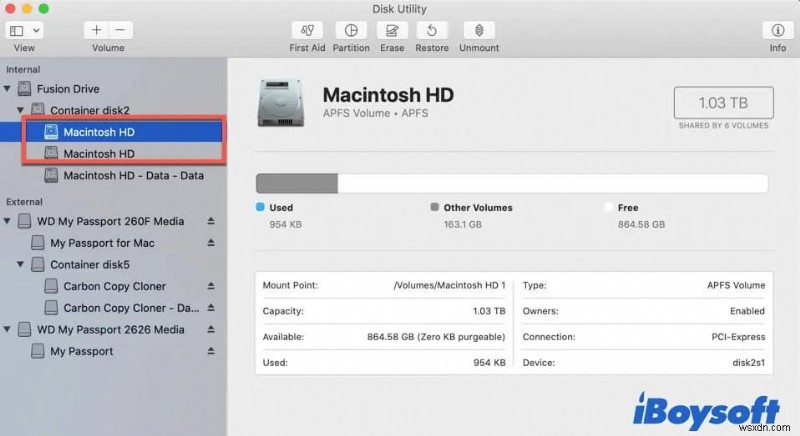 วิธีการลบ Macintosh HD จากเดสก์ท็อปของคุณ?