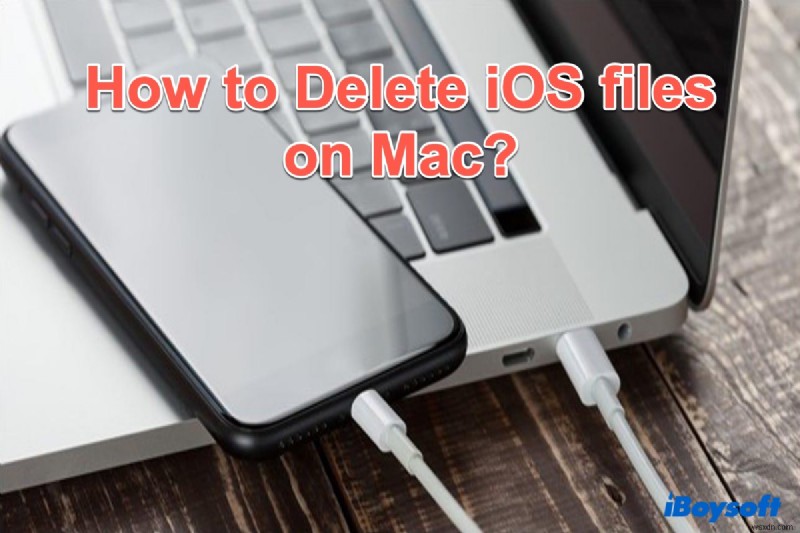 วิธีการลบไฟล์ iOS บน Mac เพื่อเพิ่มพื้นที่เก็บข้อมูล Mac?