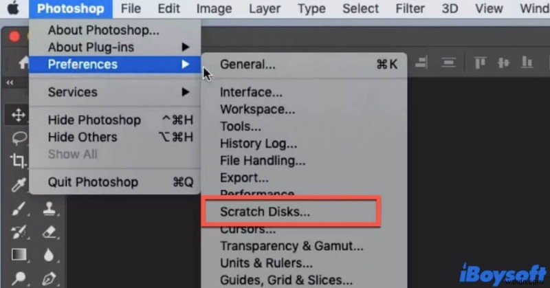 Photoshop Scratch Disk เต็มใน Mac ลองใช้วิธีแก้ปัญหาเหล่านี้