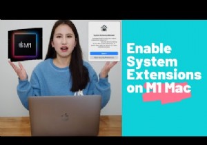 วิธีเปิดใช้งานส่วนขยายระบบหรือส่วนขยายเคอร์เนลบน Apple Silicon Mac