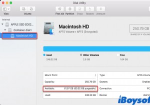 (2022) ลบพื้นที่ที่ล้างได้บนไดรฟ์ภายใน/ภายนอกของ Mac