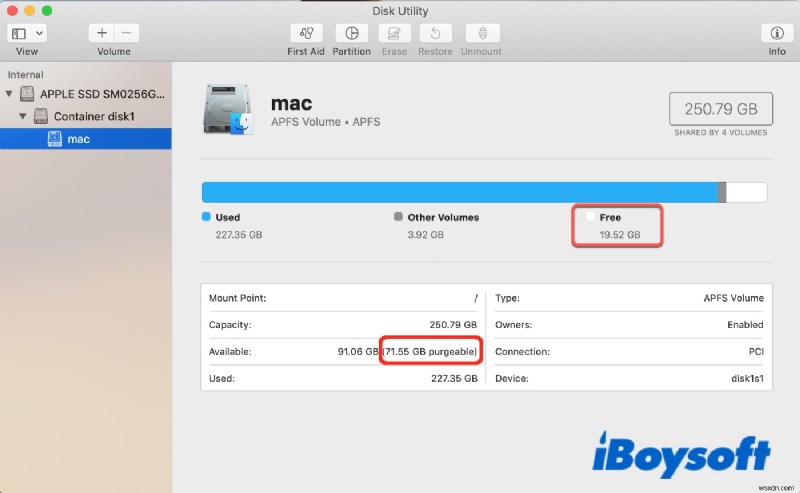 (2022) ลบพื้นที่ที่ล้างได้บนไดรฟ์ภายใน/ภายนอกของ Mac