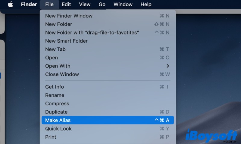 การเพิ่มรายการโปรดไปยัง Mac Finder และ Dock สำหรับการเข้าถึงด่วน