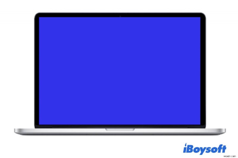 หน้าจอสีน้ำเงินบน MacBook Air/Pro สาเหตุและวิธีแก้ไข - 2022