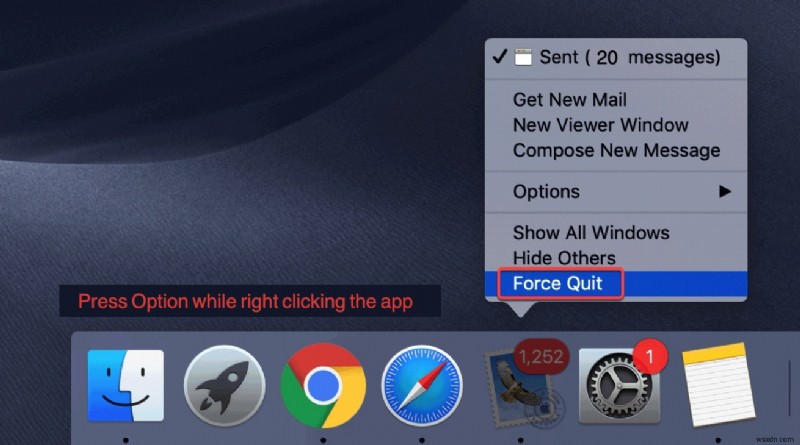 วิธีบังคับให้ออกจาก Mac เพื่อปิดแอปพลิเคชันที่ไม่ตอบสนอง