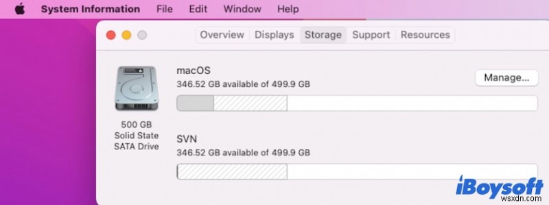 การลบไฟล์แต่ไม่เพิ่มพื้นที่ว่างบน Mac ให้แก้ไข