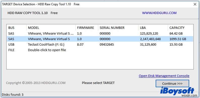 วิธีการใช้ HDD Raw Copy Tool? (รวมทางเลือกฟรี)