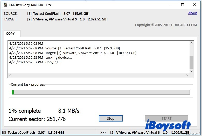 วิธีการใช้ HDD Raw Copy Tool? (รวมทางเลือกฟรี)