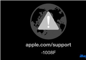 วิธีเลี่ยงผ่าน Mac Error -1008F เมื่อบูตเข้าสู่โหมดการกู้คืน