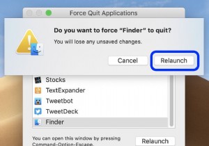 [5 วิธี] วิธีหยุดการทำงานของ Finder บน Mac