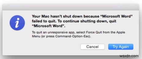 จะทำอย่างไรถ้า Mac ของคุณไม่ปิดเครื่อง