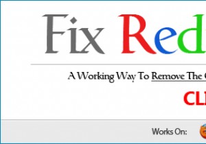 บทแนะนำการกำจัดไวรัส Google Redirect