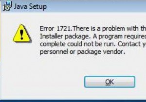 วิธีการแก้ไขข้อผิดพลาดของตัวติดตั้ง 1721