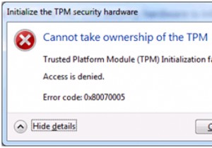 วิธีแก้ไขข้อผิดพลาด “0x80070005” บน Windows XP 